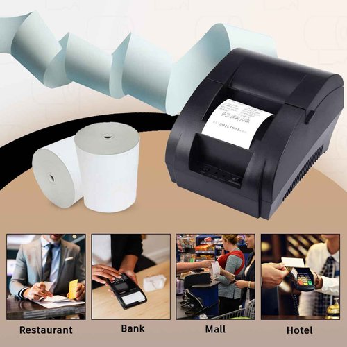 BAM POS 3 1/8 x 190 Thermal Paper Rolls - Large Receipt Roll - Compatible with Clover Stations, P100, P550, SCP700, Square Stations (30 Rolls Per Case)