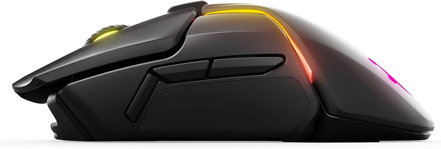 SteelSeries Rival 650 Wireless Gaming Mouse - Rapid Charging, 12,000 CPI Dual Sensor, RGB Lighting