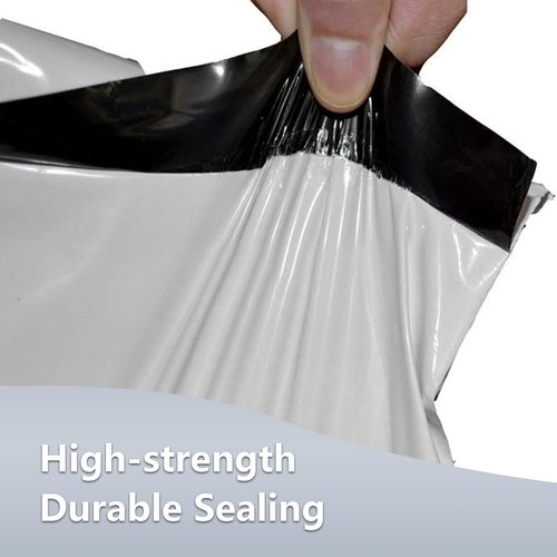 Poly Mailers by 9527 - Self-Sealing Shipping Bags | 100 Count, 10x13 Inches, 2.5 Mil White