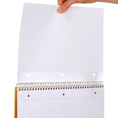 Five Star Insertable Loose Leaf Paper, Notebook Paper, Graph Paper to Add Pages, Reinforced Filler Paper, 8.5 x 11, 75 Sheets (17018)