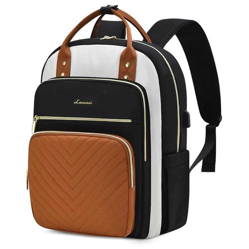 LOVEVOOK Laptop Backpack for Women, Water Resistant Travel Work Backpacks Purse Stylish College Business Teacher Nurse Computer Bag