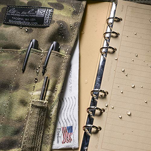 Rite In The Rain Weatherproof Cordura¢ç Fabric, 1/2" Ring Binder Cover, 6.75" x 8.875", Multicam Cover (No. C9200M)