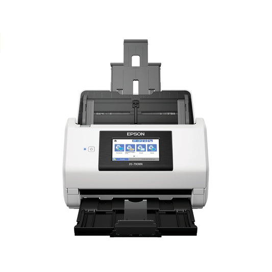 Epson DS-790WN Wireless Network Color Document Scanner for PC and Mac with Duplex Scanning,Computer-Free Function, 100-page Auto Doc Feeder (ADF) and 4.3" Colorful LCD Touchscreen