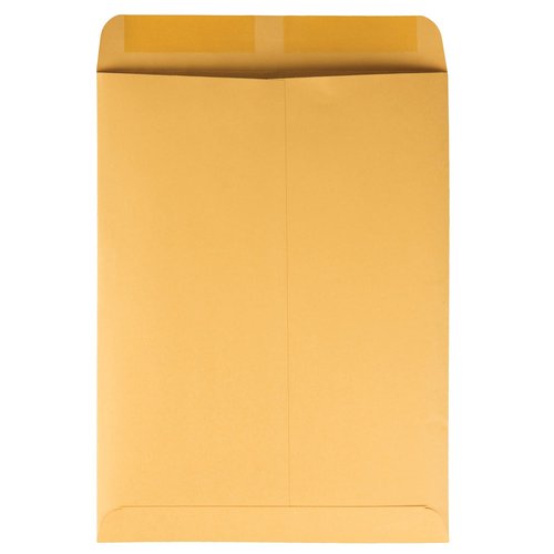 Quality Park 41465 Quality Park Catalog Envelopes, Heavyweight/Gummed, 9x12, 28lb, Kraft, 250/Box (QUA41465), Light Brown