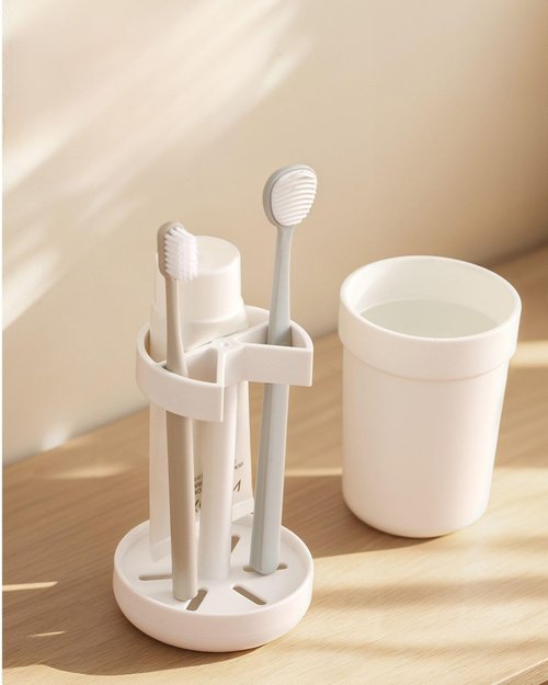 Cruise Toothbrush Holder - Portable Bathroom Organizer for Electric & Manual Brushes | Ideal for Travel & Hotels