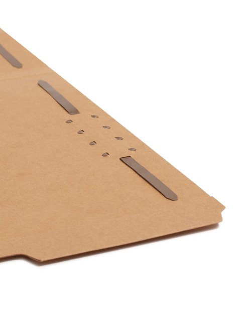 Smead Fastener File Folder, 2 Fasteners, Reinforced 1/3-Cut Tab, Letter Size, Kraft, 50 per Box (14837)
