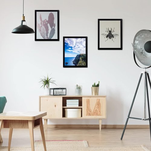 MENNTHUI Black Picture Frame - 17x23 Wall Mounting for Photos, Paintings & Artwork | Versatile Display Options