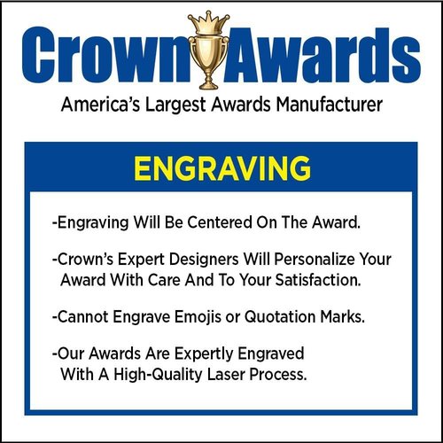 Crown Awards Football Touchdown Perpetual Trophy - Custom Engraving Included | 20.25" Sculpture