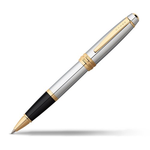 Cross Bailey Refillable Rollerball Pen Presented in a Premium Gift Box - Medium Point, Black Ink, Medalist