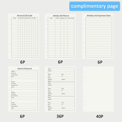 suituts Refillable Address Book with Alphabetical Tabs, 600 Entry Spaces Large Print Contact Address/Phone Books, PU Leather Hardcover A5 6 Ring Address Book Binder for Senior Home Office