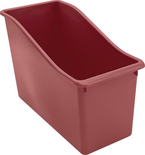 Teacher Created Resources Deep Rose Plastic Book Bin 6-Pack (TCR2088750)