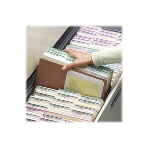 Smead 100% Recycled File Pocket, Straight-Cut Tab, 5-1/4" Expansion, Legal Size, Redrope, 10 per Box (74206)