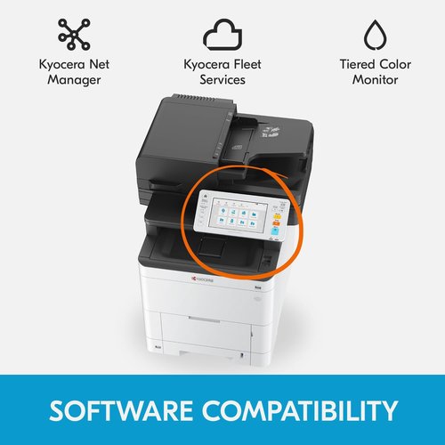 Kyocera ECOSYS MA3500cifx All-in-One Color Laser Printer - 37 ppm, 1200 dpi, Touchscreen & Dual Scan
