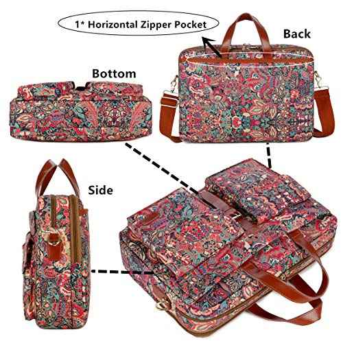 Baosha Multicoloured 17inch Laptop Computer Bag Messenger Bag Briefcase for Women BC-07