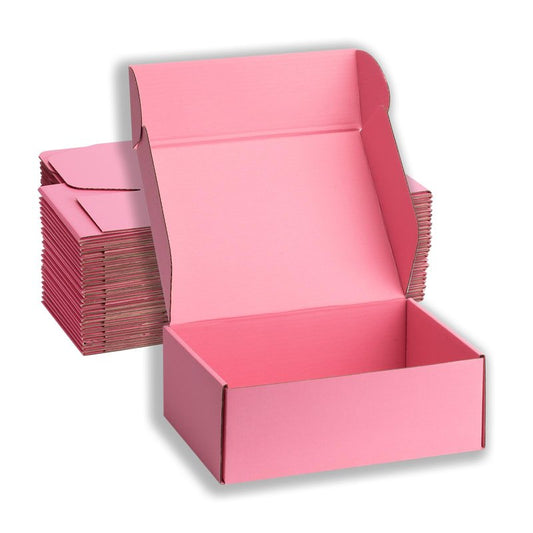 DUZCLI Pink Shipping Boxes 12x9x4 Inches, 20 Pack