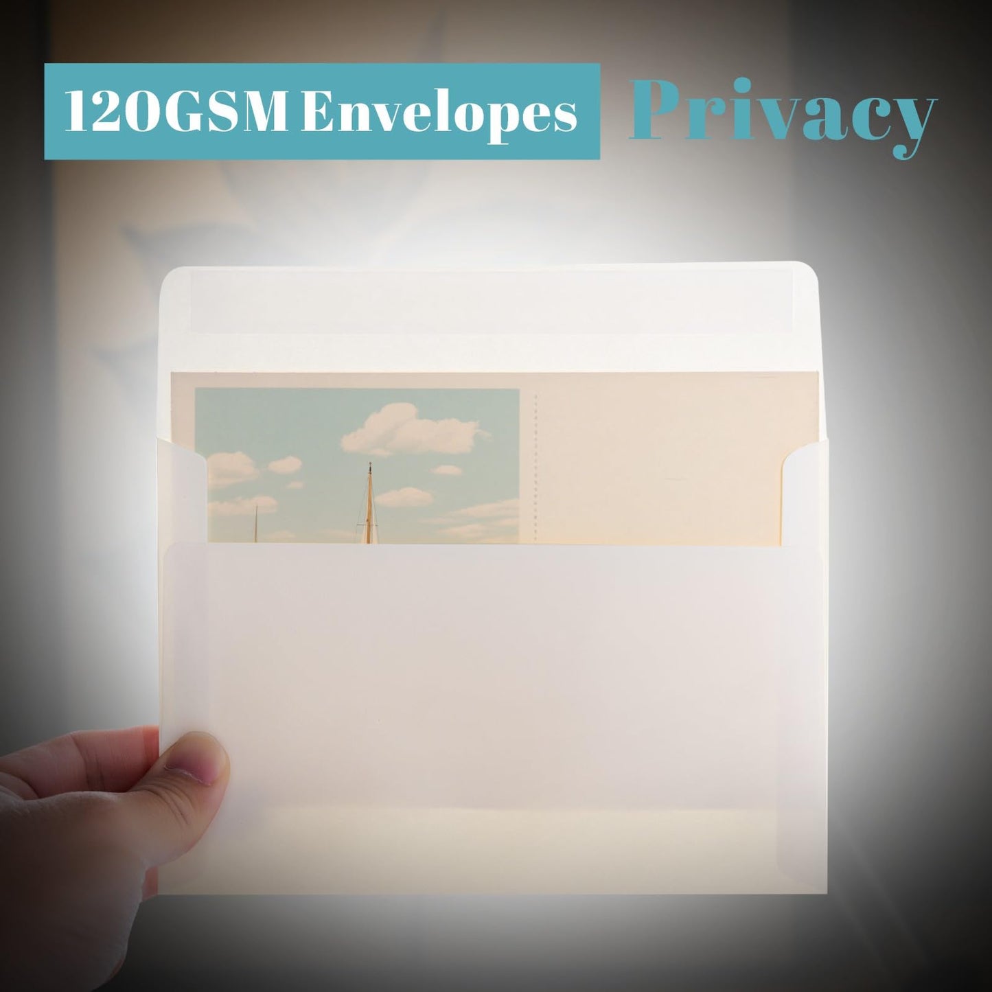 50 Pack 4x6 Envelopes, Cream White A4 Envelopes Self Seal for Invitations, Weddings, Greeting Cards, Mailing, Graduation, Party - Printable 4.25 x 6.25 Inches (A4 (4.72 x 6.5 in))