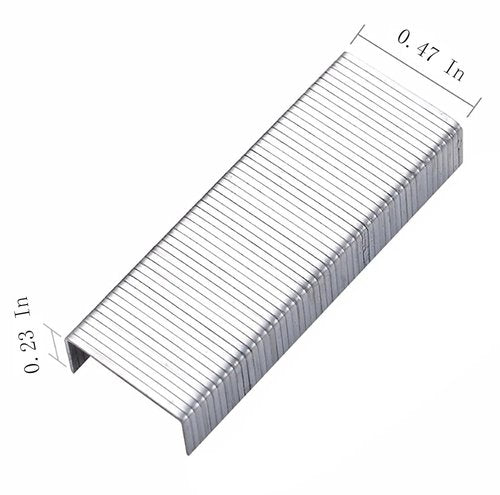 Skiennix 12# Staples - 10,000 Pcs Stainless Steel for Office, School & Home | 0.4" x 0.2" Size
