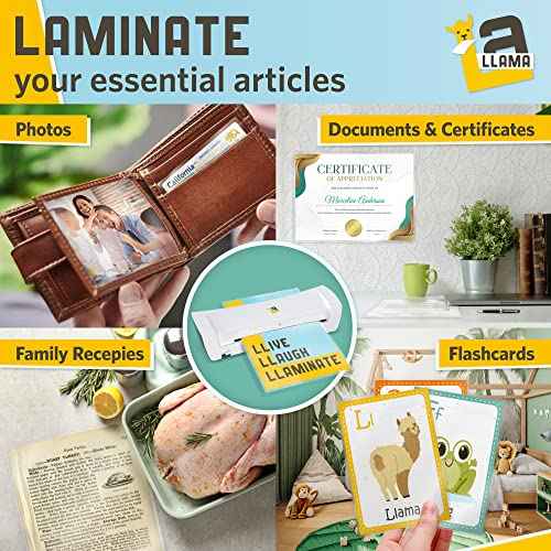Matte Thermal Laminating Pouches, Matte Finish, 9 x 11.5 Inches 5 MIL Thickness, 30 Pack, Fitted for Letter Size Laminating Sheets 8.5 x 11