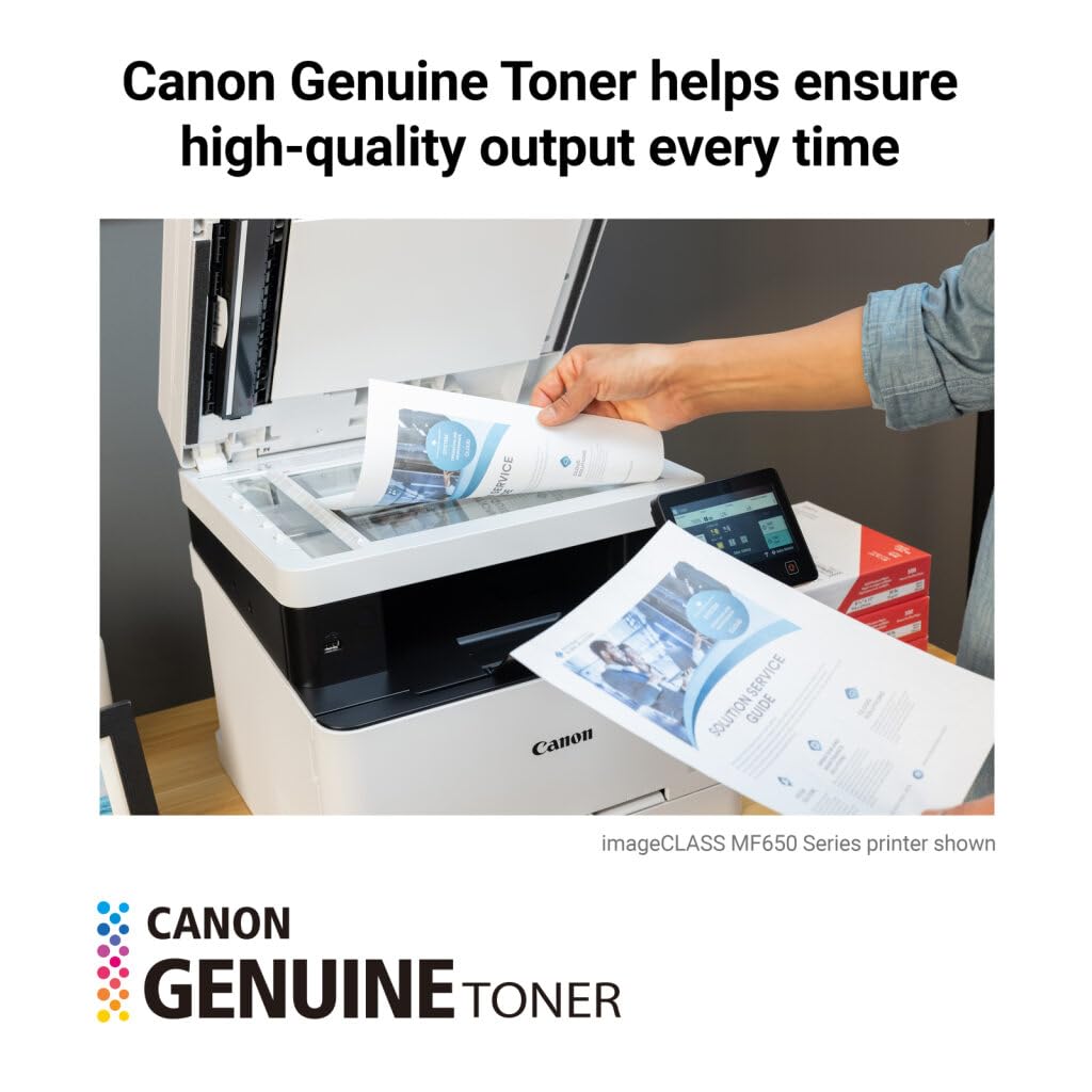 Canon 069 Toner Cartridge Set – 4 Pack (Black, Cyan, Magenta, Yellow) | Compatible Color imageCLASS MF753Cdw, MF653Cdw, LBP674Cdw, LBP633Cdw | Standard Yield Toner Replacement Set
