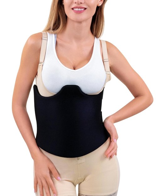 360 Lipo Foam Wrap by Post Surgery | Soft, Breathable Tummy Tuck Binder | X-Large Liposuction Support