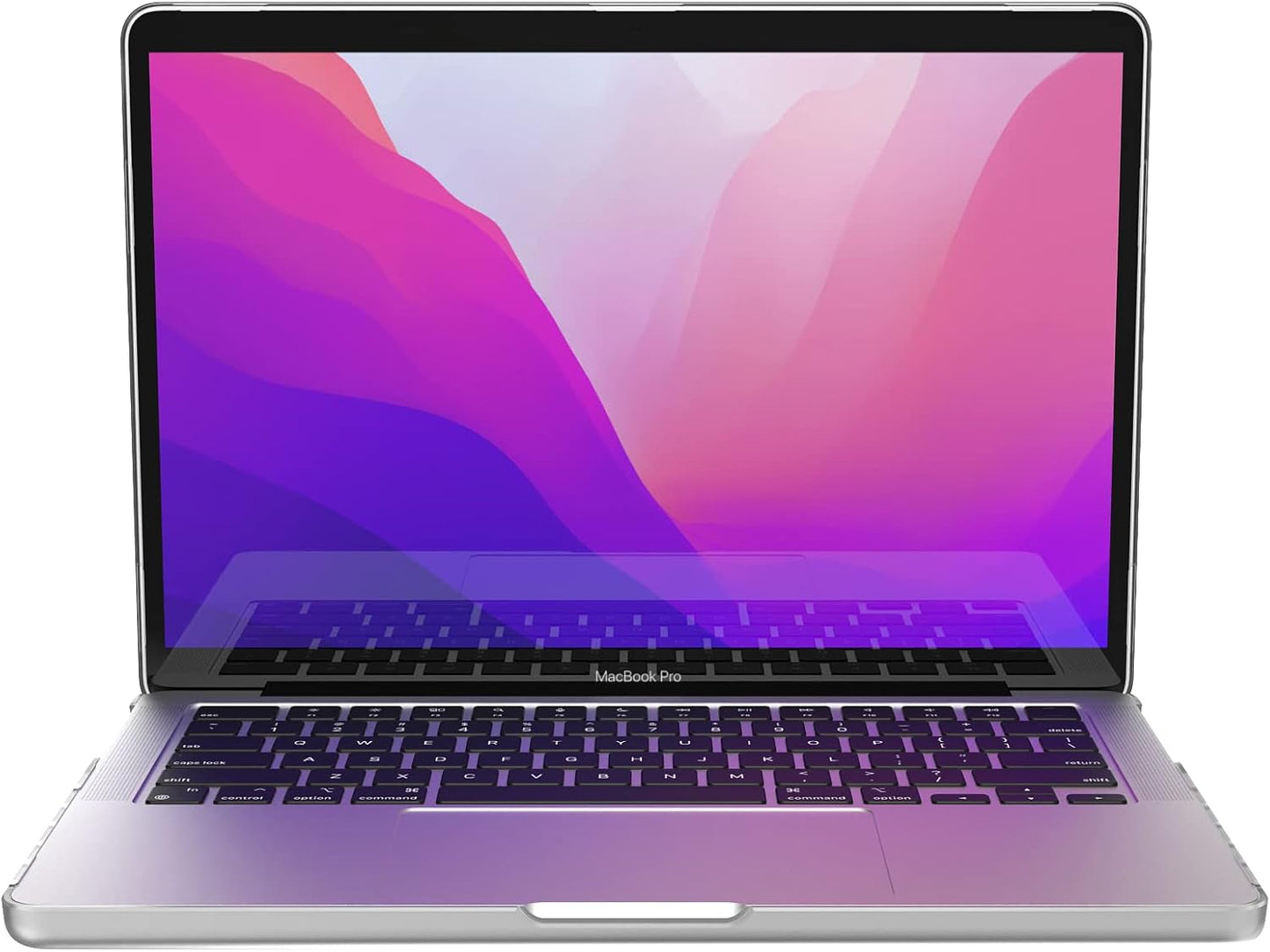 Speck Products MacBook Pro 13" M2 Case - Smartshell Protection in Clear & Sweater Grey
