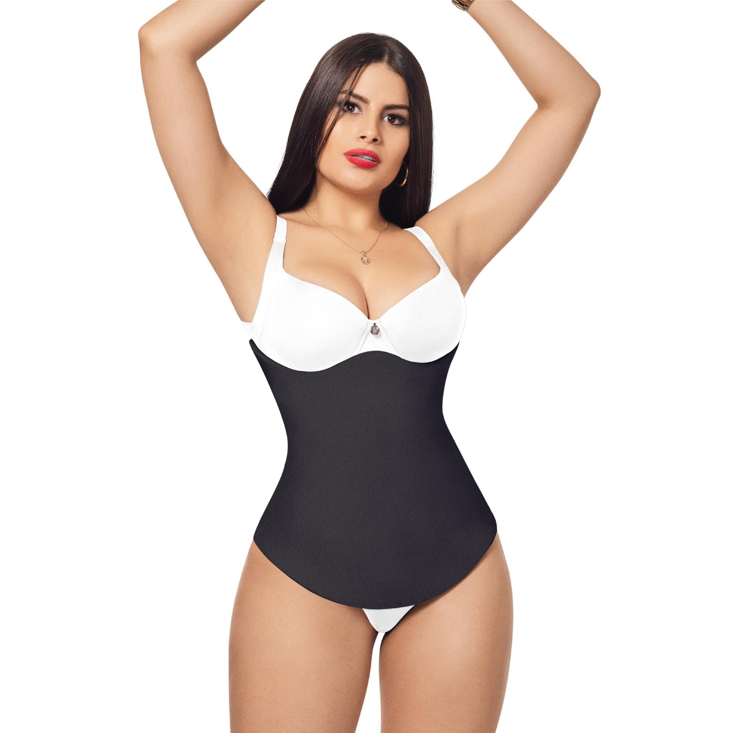 Forma Tu Cuerpo Lipo Foam 360 Long Post Surgery Abdominal Board for Lipo 360, Tummy Tuck, BBL Recovery, Compression Support, and Liposuction Supplies (Black M)