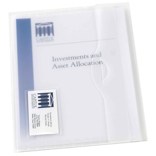 Avery Translucent Document Wallet, Clear Travel Document Organizer, Holds Up to 50 Pages, 12 Wallets (72278)