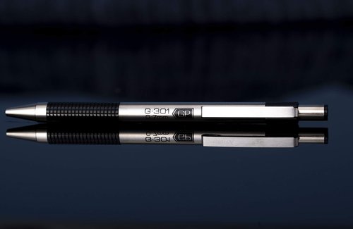 Zebra Pen G-301 Retractable Gel Pen, 0.7mm Medium Point, Stainless Steel Barrel, Ideal for Office Supplies, School Supplies & Teacher Supplies, Black Ink, 12-Pack (41310)