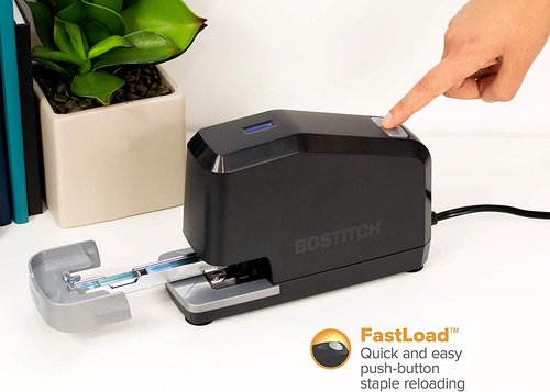 Bostitch Impulse 45 Sheet Electric Stapler Value Pack - Double Heavy Duty, No-Jam with Trusted Warranty Guaranteed by Bostitch, Black (B8E-Value) - 3 Pack