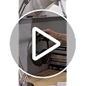 Onsogi 1 Pack Fabric Wall Headphone Stand for Office Cubicles Black - Space-Saving Desk Organizer
