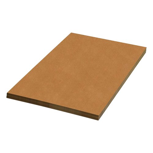 BOX USA Moving Corrugated Sheets Large, 20"L x 16"W 50-Pack | Corrugated Cardboard Sheets for Packing, Shipping and Storage20x16 2016