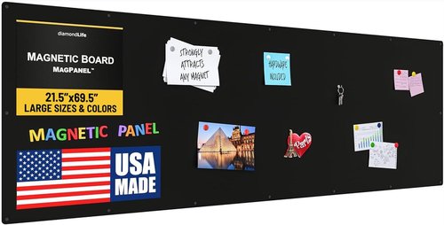 Magnetic Board by [Brand Name] - Versatile Memo & Vision Board for Home, Office, Classroom | 21.5” x 69.5” with Pre-Drilled Mounting Screws