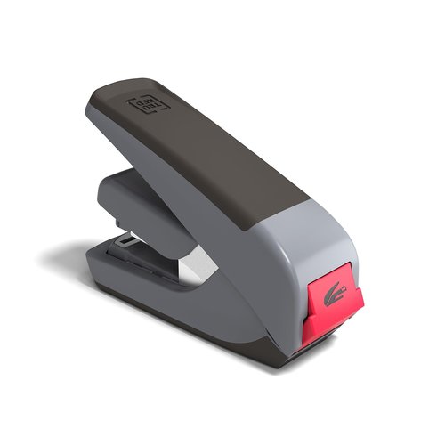 STAPLES TRU RED One-Touch CX4 Desktop Stapler, 20-Sheet Capacity, Black/Gray (TR58482)