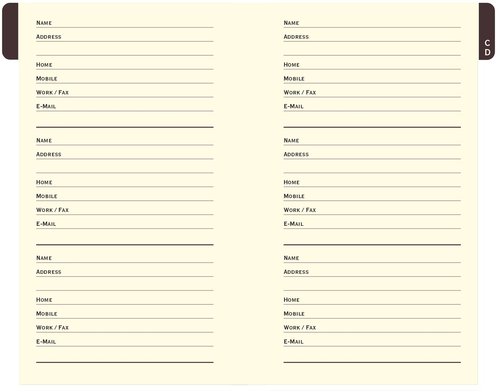 Butterflies Address Book