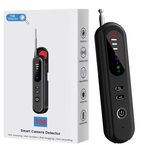 Lonazhna 2025 6-in-1 Hidden Camera Detectors, Advanced Camera Detector, GPS Tracker Detector, 6 Mode shidden Bug and Camera Detector for Travel, Car, Bathroom,Office, Hotel
