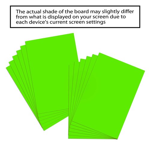 BAZIC 22" X 28" Fluorescent Green Poster Board (Case of 25)