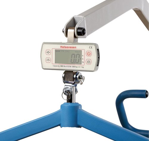 Helsevesen Professional Patient Lift Scale - 660lb Capacity with Stainless Steel Bracket Kit Included