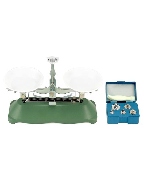 QWORK Balance Scale - 100g/0.1g Precision Triple Beam Balance for Educational Use