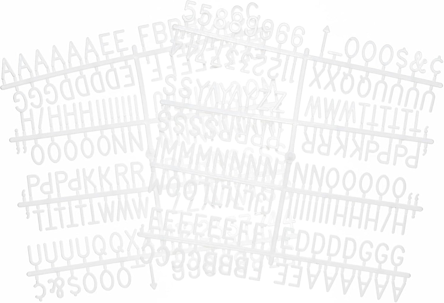 Skiennix Felt Letter Board - 10x10 Inch Changeable Message Board with 294 Letters & Wooden Frame