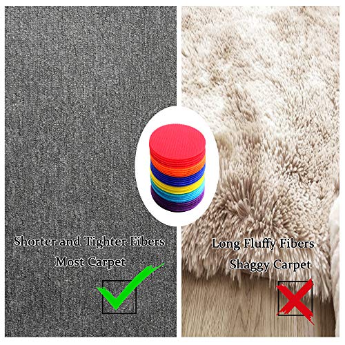 Anitor Carpet Markers 5" Circle Pack of 30 for Kids Classroom & Training
