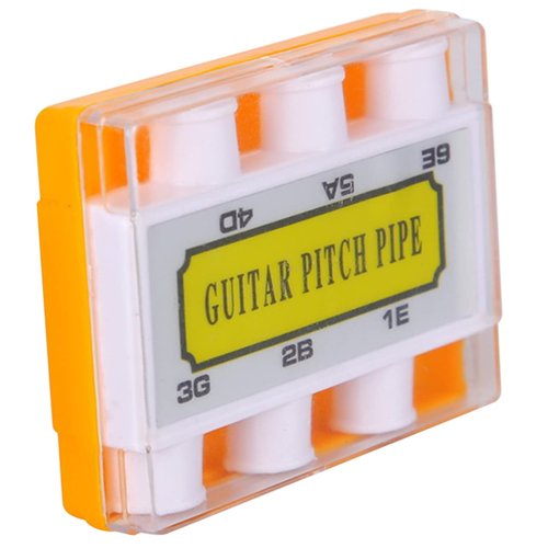 Toddmomy Guitar Pitch Pipe Tuner Compact and Durable Instrument Tuner for Accurate Guitar Tuning Portable Design with Notes present for Musicians and