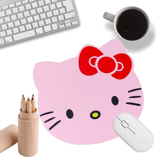Hello Kitty Mouse Pad - Cute Kawaii Anime Design for Office Desk | Pink Computer Accessory for Women