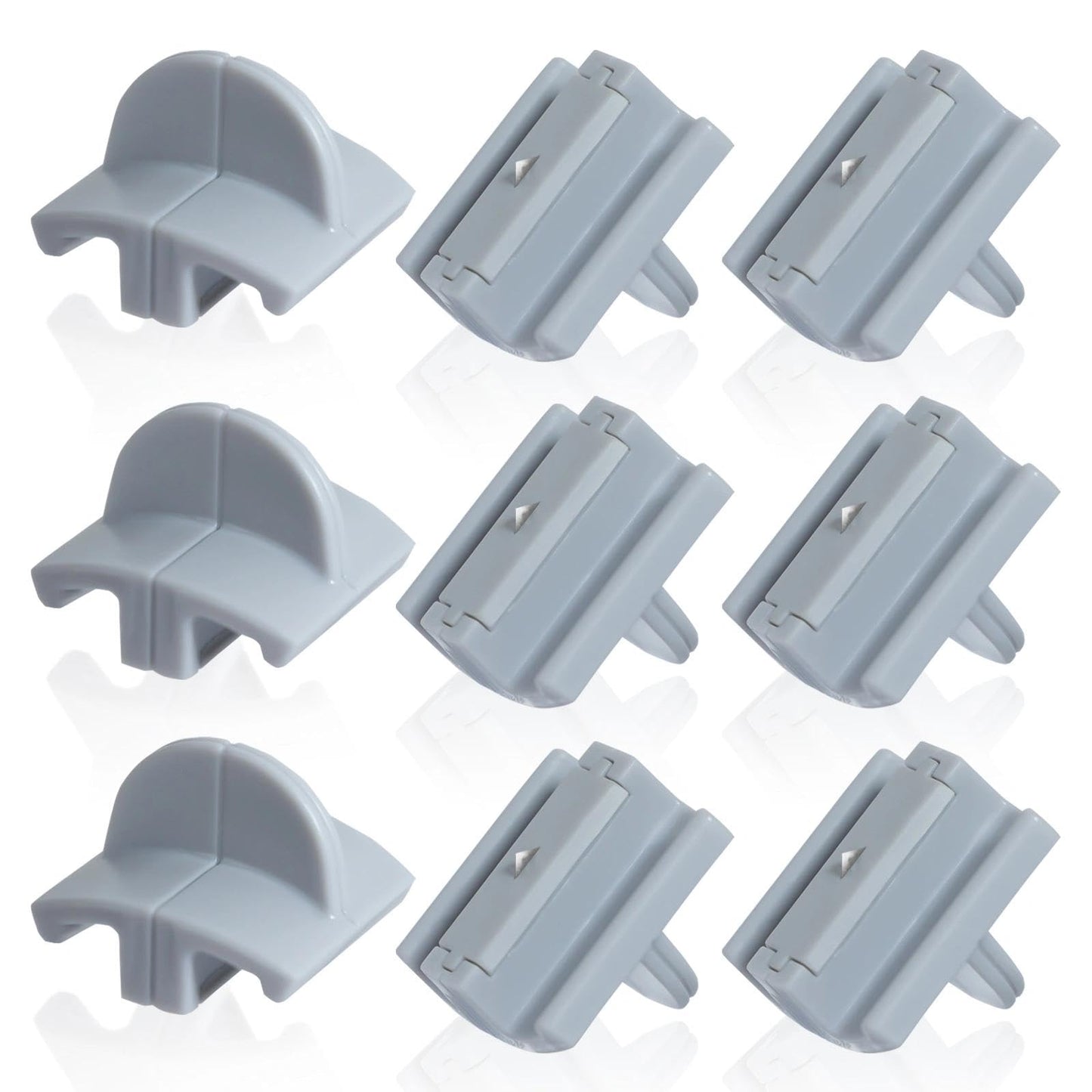 9 Pcs 157400-1001 Paper Trimmers Blades Compatible with Fiskars Blades, Compatible with 12" Portable Paper Cutter Style I Blade 1968701005, Grey