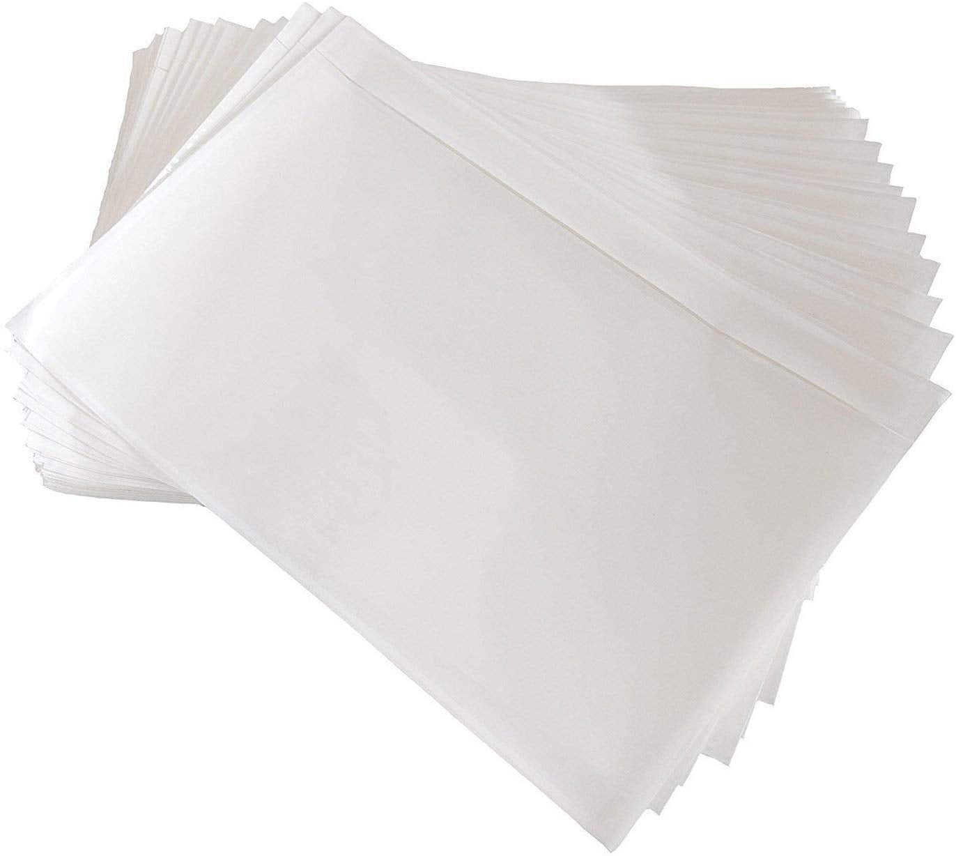 6" x 9" Clear Adhesive Packing List Envelopes Pouch Shipping Label Envelopes (100 Pack)