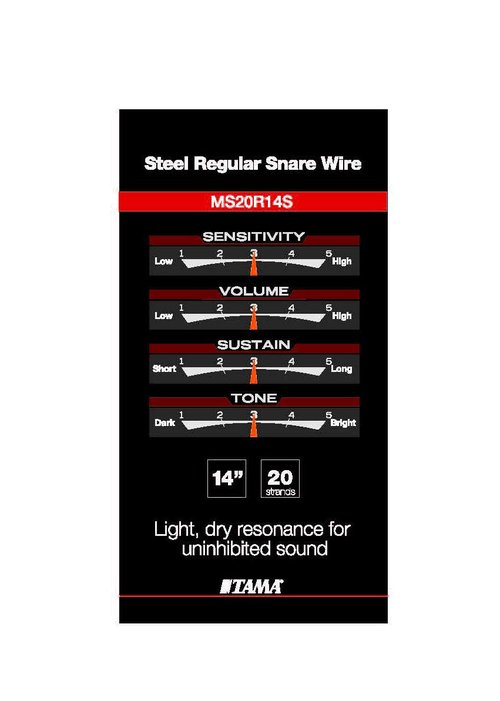 TAMA MS20SN14S, Snappy Snare 14" 20 Strands (TAM