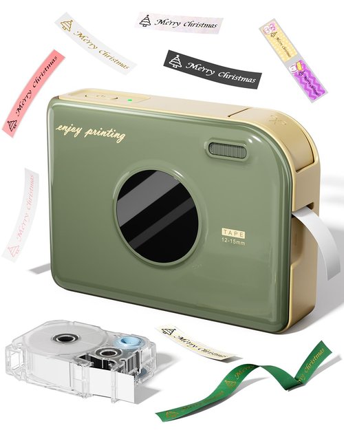 Phomemo A30 Label Maker Machine, Bluetooth Wireless Portable Small Label Printer, Waterproof Label Mini Sticker Maker for Home School, Cloth Name Tag, Ribbon Printer Machine for Gift Wrapping
