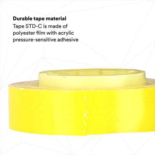 3M ScotchCode Wire Marker Tape Dispenser with Tape STD-C, compact design for easy handling