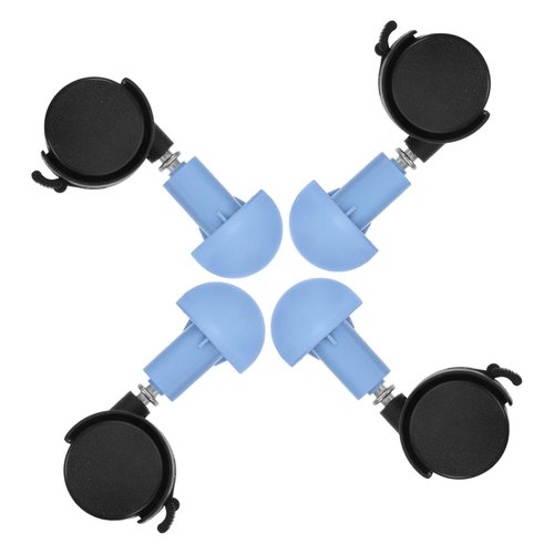 DECHOUS 4pcs Pet Cage Caster Wheels Easy Assembly Replacement Wheels for Cat Crates Secure and Comfortable Design for Effortless Mobility and Maintenance
