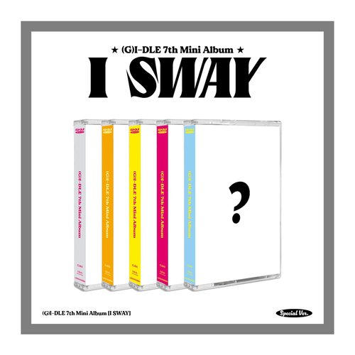 GI-DLE (G) I-DLE GIDLE I SWAY 7th Mini Album+Tracking (4 Version(3 Standrad+1 Random Special))
