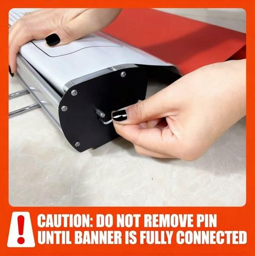 Retractable Banner Stand by [Brand Name] - 33.5”x80” Portable Display with Padded Carrying Bag for Events